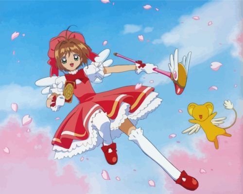 Cardcaptor Sakura Anime Paint by numbers