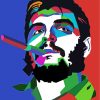 Che Guevara Pop Art Paint by numbers