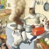 Chef Cats Cooking Paint by numbers