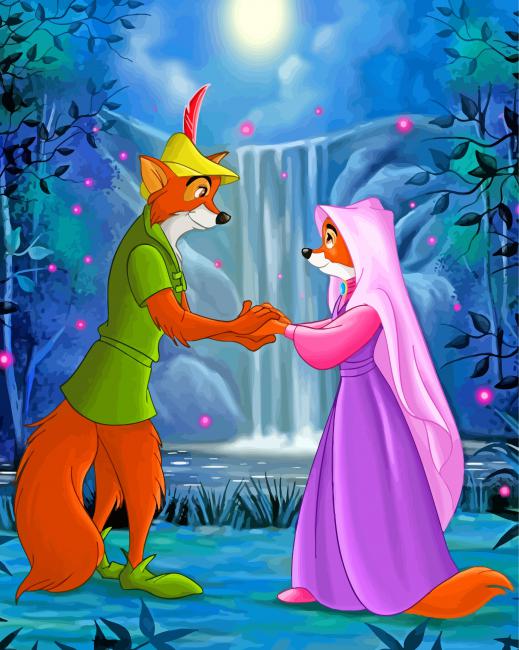 Robin Hood Walt Disney Paint By Numbers - Numeral Paint Kit