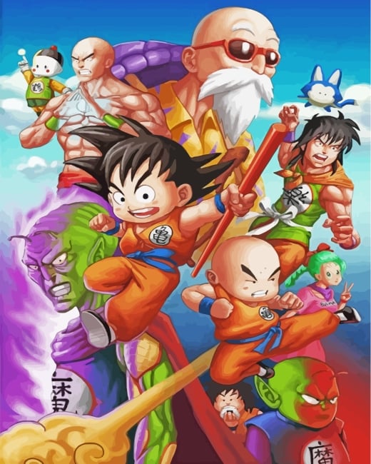 draw any custom dragon ball z character for you