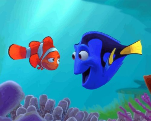 Finding Dory Animation Paint by numbers