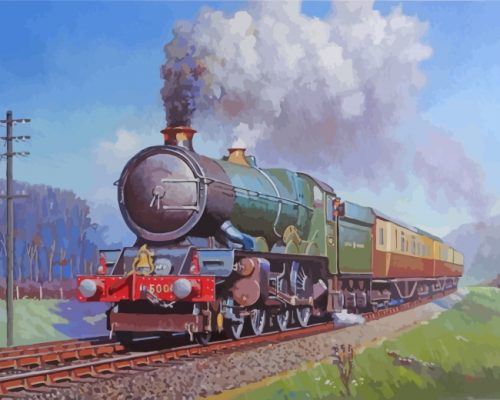 Flying-Scotsman Paint by numbers
