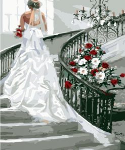 Bride In Wedding Paint By Numbers