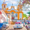 Igreja De Santo Antonio Brazil Paint By Numbers