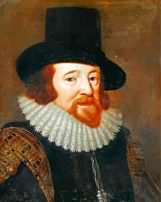 Lord Verulam Francis Bacon Paint by numbers