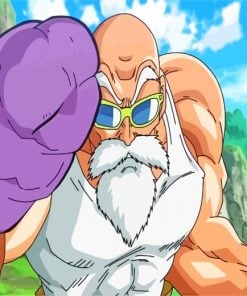 Master Roshi Paint by numbers