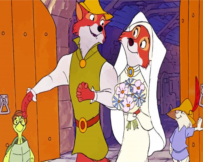Robin Hood Walt Disney Paint By Numbers - Numeral Paint Kit
