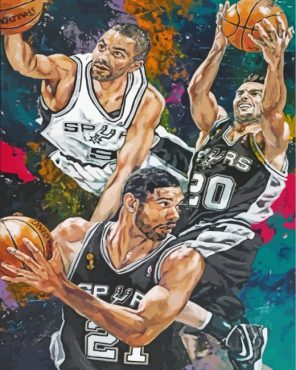 San-Antonio-Spurs-players-paint-by-numbers