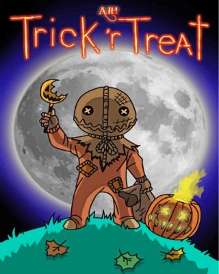 Trick R Treat Paint by numbers
