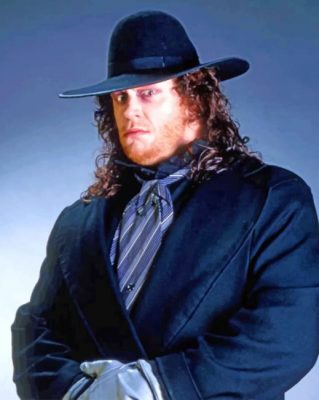 Wrestling-Star-Undertaker-paint-by-number