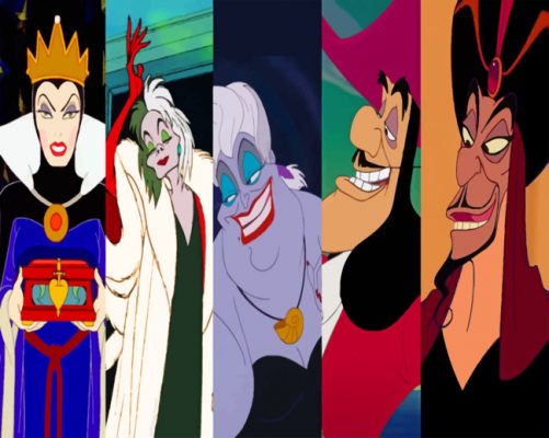 Female Disney Villains - Paint By Number - Paint by numbers for adult