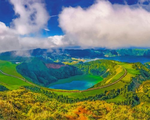Azores Paradise Paint by numbers
