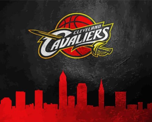 cavaliers-logo-paint-by-numbers
