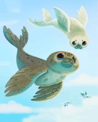 cute-seals-paint-by-numbers