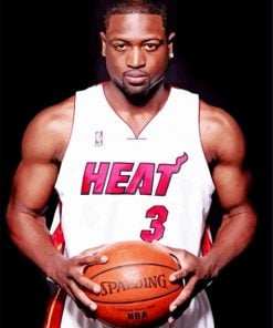 Dwyane Wade Basketball Paint by numbers