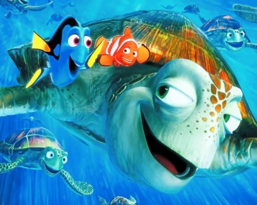 Finding Nemo Disney Paint By Numbers - Numeral Paint Kit