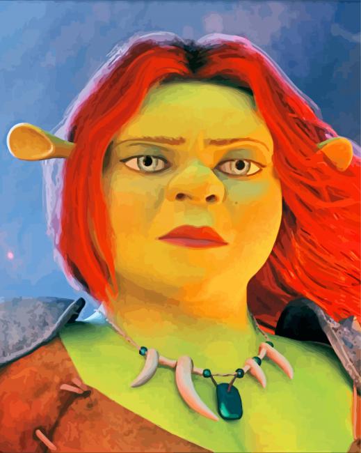 Fiona Shrek Paint By Numbers - Numeral Paint Kit