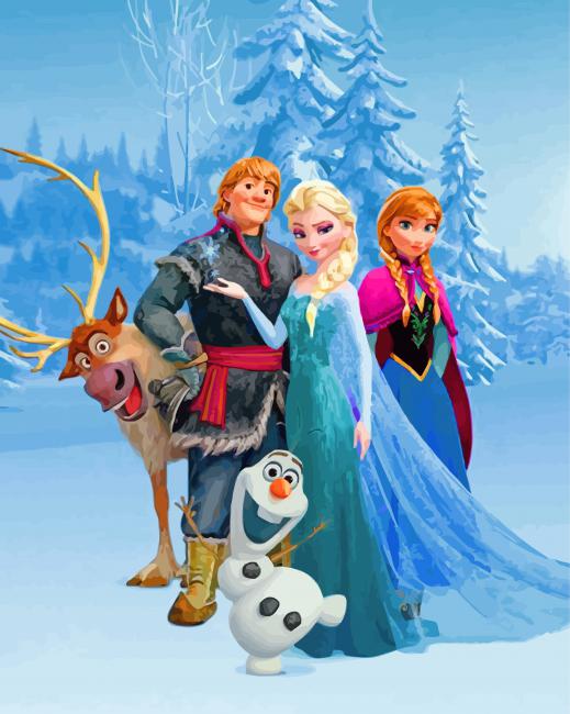 Disney Frozen II Paint By Number 8x10 by Cra-Z-Art 