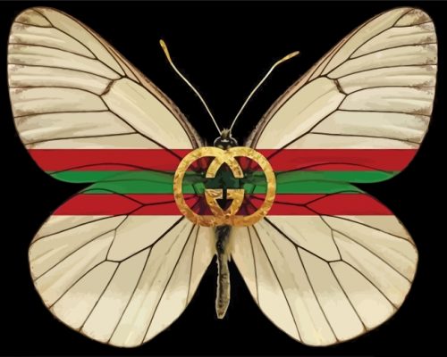Gucci Butterfly - Paint - Numeral