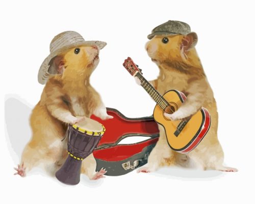 hamsters-playing-musical-instruments-paint-by-numbers