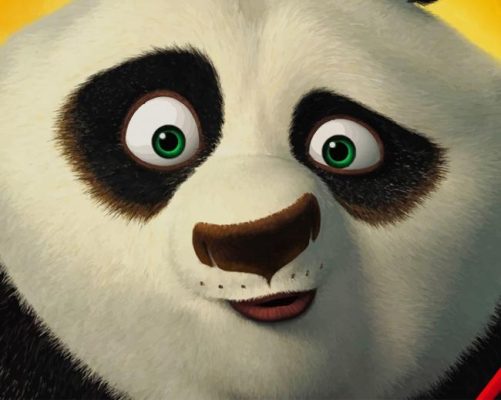 Kung Fu Panda Animation Paint By Numbers - Numeral Paint Kit