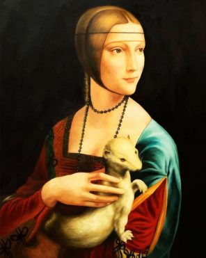 lady-with-an-ermine-leonardo-da-vinci-paint-by-number