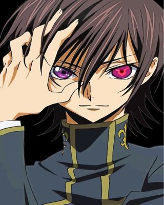 Aesthetic Lelouch Lamperouge Anime Paint By Numbers - Numeral