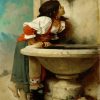 leon-bonnat-roman-girl-at-a-fountain-paint-by-numbers