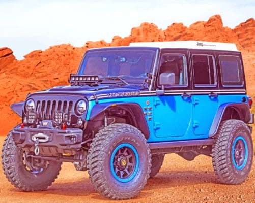 Luminator Jeep Paint by numbers
