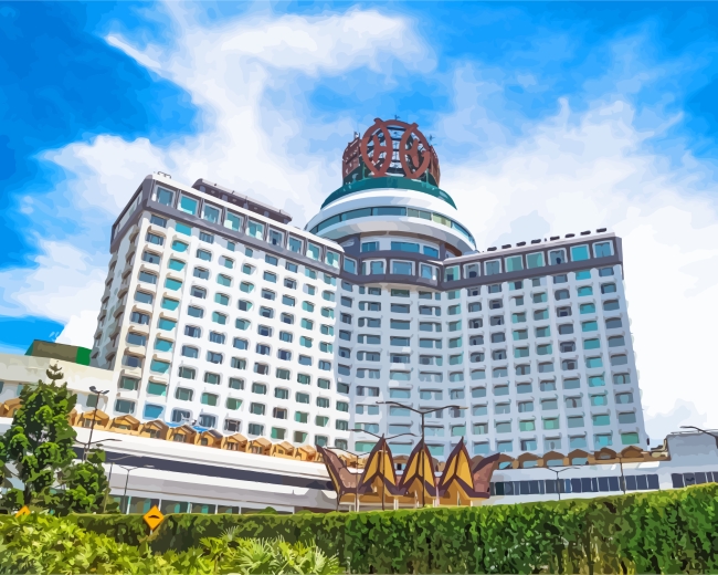 Malaysia Resorts World Genting Paint By Numbers - Numeral Paint Kit