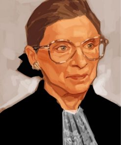 Mini Paint by Number - Ruth Bader Ginsburg - West Side Kids Inc