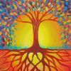Sunset Tree Of Life paint by numbers