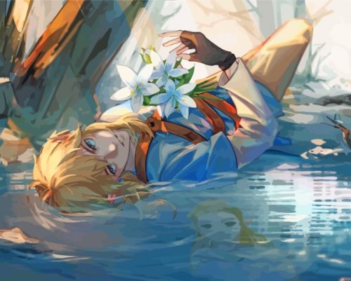 the-legend-of-zelda-link-holding-flowers-paint-by-numbers