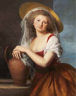 vintage-woman-Élisabeth-Vigée-Le-Brun-paint-by-numbers