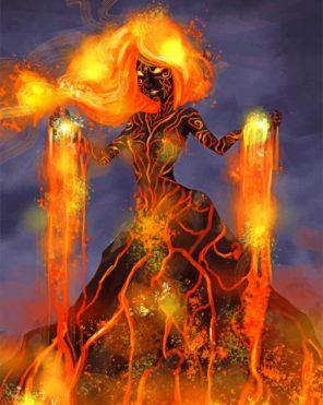 volcano-woman-paint-by-numbers
