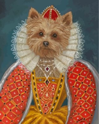 Yorkie Dog Paint by numbers