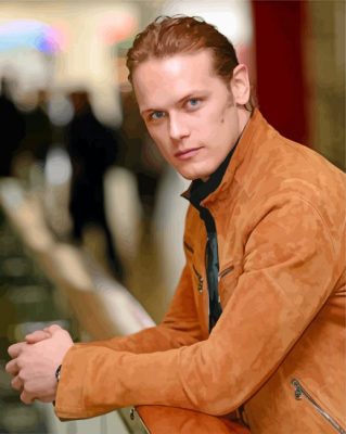 Actor Sam Heughan Paint by number