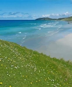 Aesthetic Isle Of Barra Island paint by number