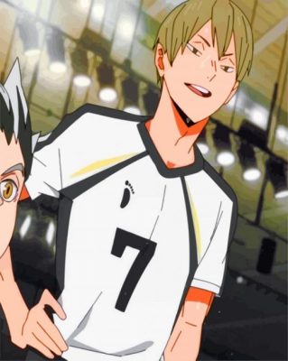 Akinori Konoha Haikyu paint by number