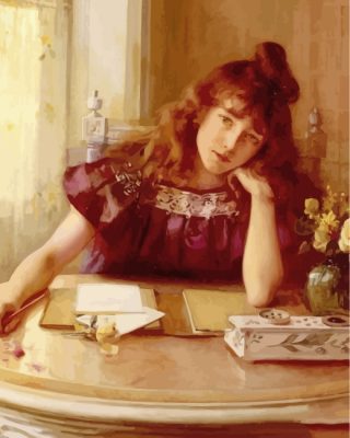 Albert-lynch-the-letter-paint-by-numbers