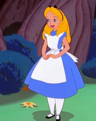 Alice in Wonderland - 40x50cm (16x20in) / Square