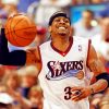 Allen Iverson paint by numbers