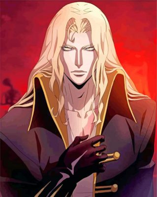 Alucard Castlevania Paint By Numbers - Numeral Paint Kit