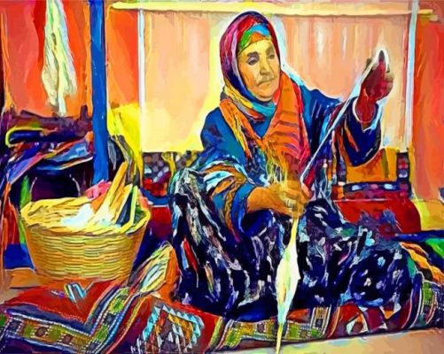 Amazigh Woman paint by number