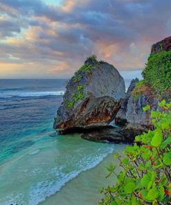 Amazing Beach In Bali Indonesia paint by numbers