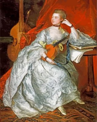Ann Ford by Gainsborough paint by numbers