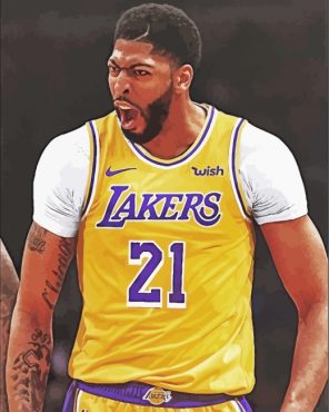 Anthony Davis lakers paint by numbers