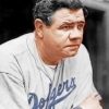 Babe Ruth paint by numbers