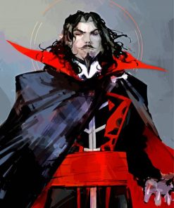 Castlevania Dracula Art paint by number